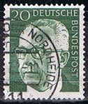 Stamps Germany -  Scott  1030  Pres. Gustav Herinermann