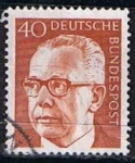 Sellos de Europa - Alemania -  Scott  1032  Pres. Gustav Herinermann (2)