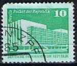 Stamps Germany -  Scott  1431  Neptune Fountain, City Hall Street (3)