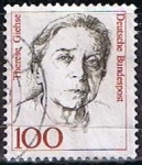 Sellos de Europa - Alemania -  Scott  1484  Therese Giehse (2)