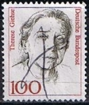 Stamps Germany -  Scott  1484  Therese Giehse (4)