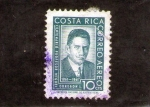 Sellos de America - Costa Rica -  CENTENARIO DEL NACIMIENTO DEL PROFESOR MIGUEL OBREGON L 1861-1961