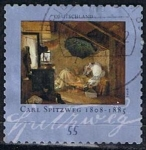 Stamps Germany -  Scott  2473  Pintor Carl Spitzweg 1808-85 (10)