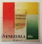 Stamps : America : Venezuela :  Homenaje a Bolivia 