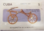 Sellos de America - Cuba -  Retrospectiva de la Bicicleta 