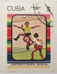 Stamps Cuba -  Campeonato Mundial México 86