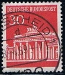 Stamps Germany -  Puerta de Brandenburg