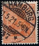 Stamps Germany -  Scott  68  Germania