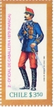 Stamps Chile -  Oficial de Caballería 