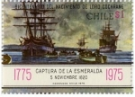 Stamps Chile -  Bicentenario del Nacimiento de Lord  Cochrane