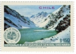 Sellos de America - Chile -  Laguna del Inca 