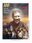 Sellos de America - Chile -  100 Años Nacimiento Padre Alberto Hurtado