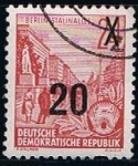 Stamps Germany -  Scott  163A  Stalin Boulevard