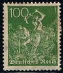 Stamps Germany -  Scott  172  Mineros