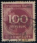 Stamps Germany -  Scott  229  Cifras