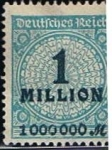 Stamps Germany -  Scott  281  Cifras