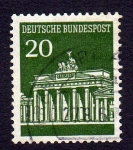 Stamps Germany -  PUERTA DE BRANDENBURGO