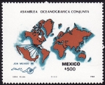 Sellos del Mundo : America : Mexico : asamblea oceanográfica conjunta