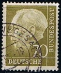 Stamps Germany -  Scott  716  Pres. Theodor Heuss (3)