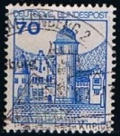 Stamps Germany -  Scott  1238  Mespelbrunn