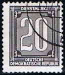 Stamps Germany -  Scott  O28  Cifras