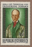 Stamps Austria -  125 aniversario muerte de Johann Erzherzog