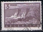 Stamps Argentina -  Dique El Nihuil (3)