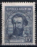 Stamps Argentina -  Scott 436  Martin Guemes (3)