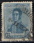 Stamps Argentina -  Scott  222  Jose de San martin