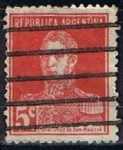 Stamps Argentina -  Scott  328  General San Martin (3)