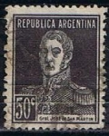 Sellos de America - Argentina -  Scott  334  General San Martin (4)