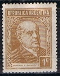 Sellos de America - Argentina -  Scott  419  Sarmiento (6)