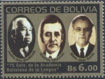 Sellos de America - Bolivia -  75 Años de la academia boliviana de la Lengua