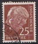 Stamps Germany -  THEODOR HEUSS