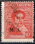 Sellos de America - Argentina -  Scott  430  Rivadavia (5)