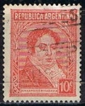 Sellos de America - Argentina -  Scott  430  Rivadavia (7)