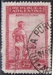 Stamps Argentina -  Scott  441  Agricultura (7)