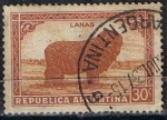 Stamps Argentina -  Scott  442  Merino sheep (Wood) (3)