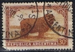 Stamps Argentina -  Scott  442  Merino sheep (Wood) (8)