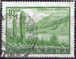 Stamps Argentina -  Scott  640  Cliffs of Humahuaca (4)