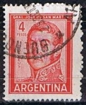 Stamps Argentina -  Scott  694  Jose San Martin