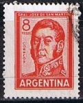 Stamps Argentina -  Scott  695B  Jose San Martin