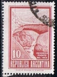 Stamps Argentina -  Scott  696  Inca Bridge Mendoza