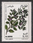 Sellos de Africa - Argelia -  FLORES: 6.102.022,00-MEDICINAL-Rhamnus alaternus