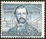 Sellos de Europa - Alemania -  DEUTSCHE BUNDES POST - 75 JAHRE OTTO MOTOR