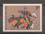 Stamps : Europe : United_Kingdom :  Caballeros medievales