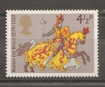 Stamps : Europe : United_Kingdom :  Caballeros medievales