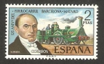 Stamps Spain -  2173 - 125 anivº del ferrocarril Barcelona Mataro