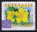 Stamps Australia -  Hibbertia Scandens (2)