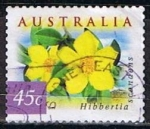 Sellos de Oceania - Australia -  Hibbertia Scandens (6)